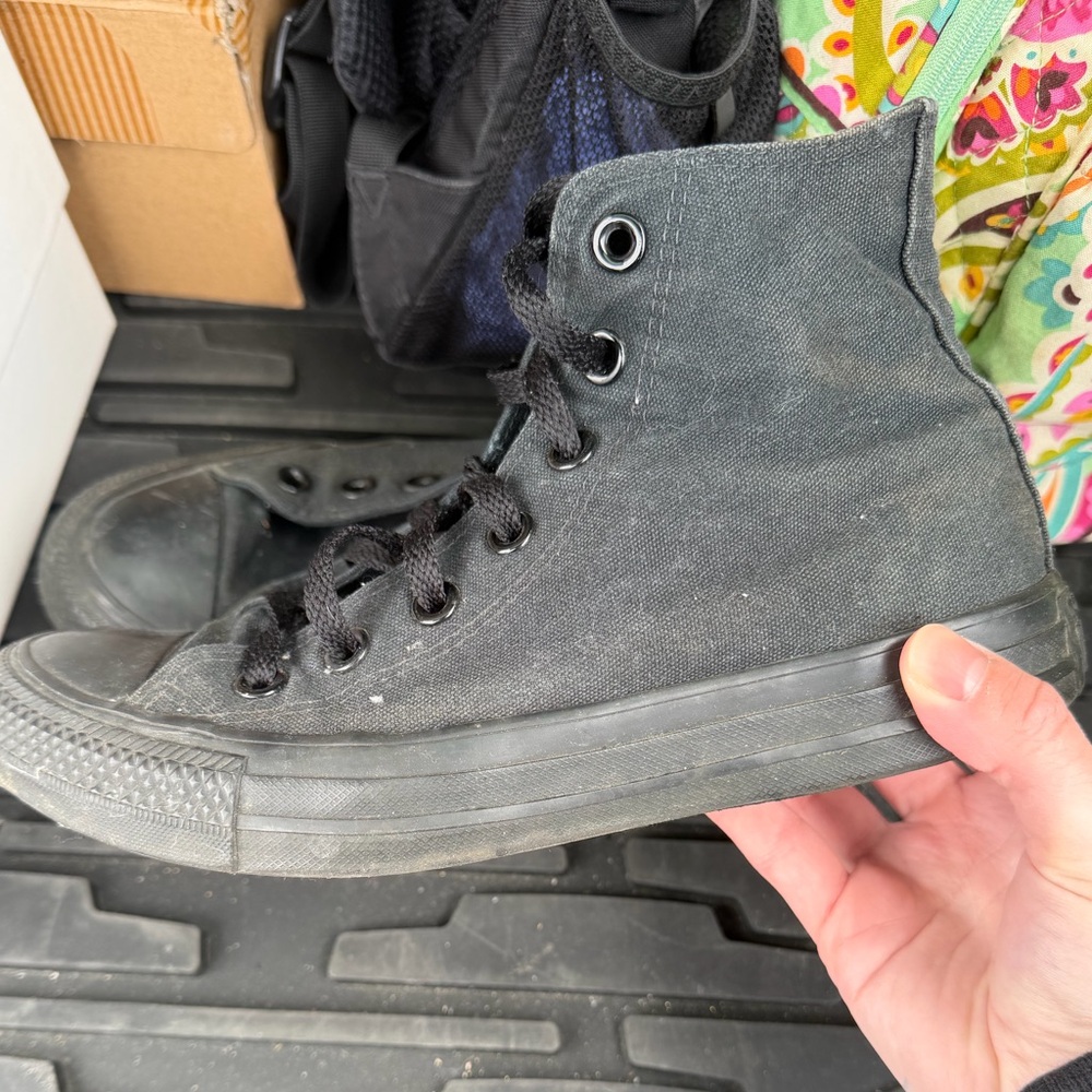 Converse Black Canvas High-Tops